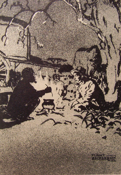 Bild Am Feuer von Uli Aschenborn